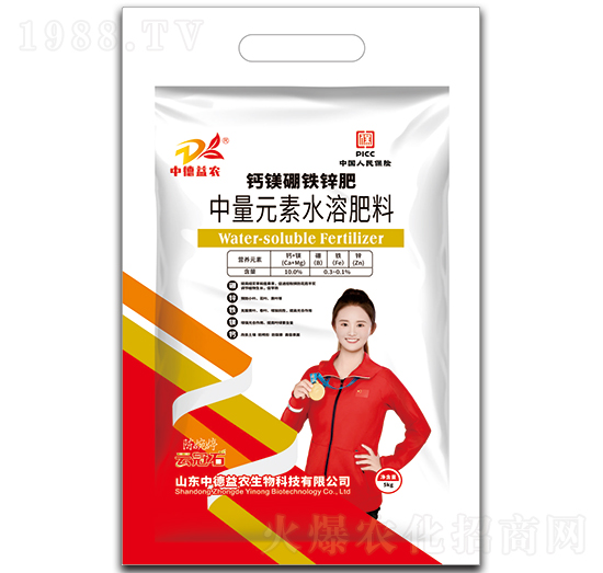 中量元素鈣鎂硼鐵鋅肥-云冠石-中德益農