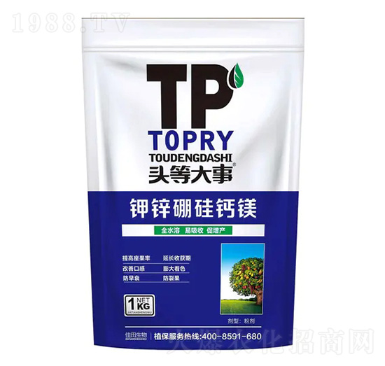 鉀鋅硼硅鈣鎂-頭等大事-佳田生物