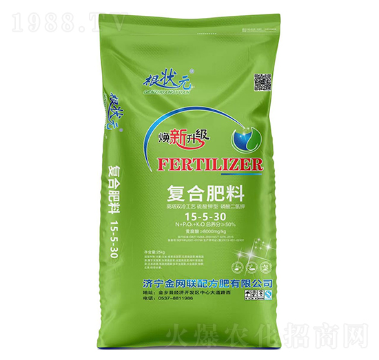 硫酸鉀型復合肥料15-5-30-根狀元-金網聯(lián)