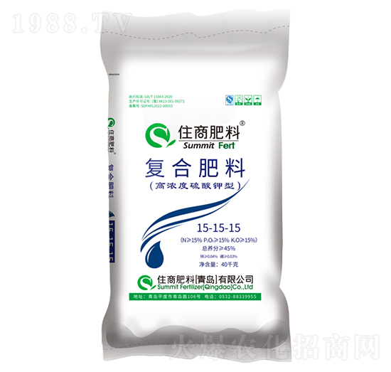 硫酸鉀型復(fù)合肥料15-15-15-住商肥料