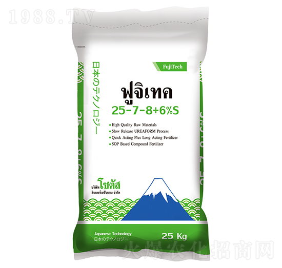 復(fù)合肥料25-7-8+6%S（馬來西亞、澳大利亞、泰國）-住商肥料