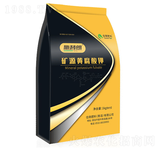 礦源黃腐酸鉀1kg-施普朗-住商肥料