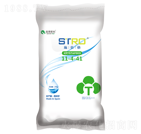 西班牙進(jìn)口大量元素水溶肥11-4-41-施壯格-住商肥料