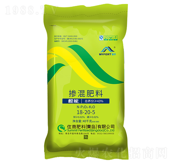 夢(mèng)豐控釋摻混肥18-20-5-住商肥料