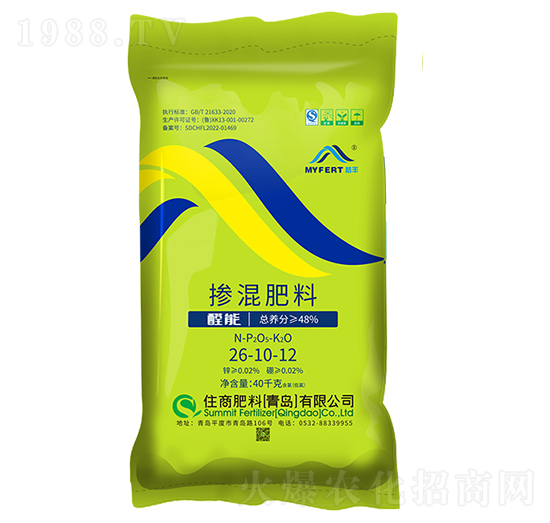 夢豐控釋摻混肥料26-10-12-住商肥料