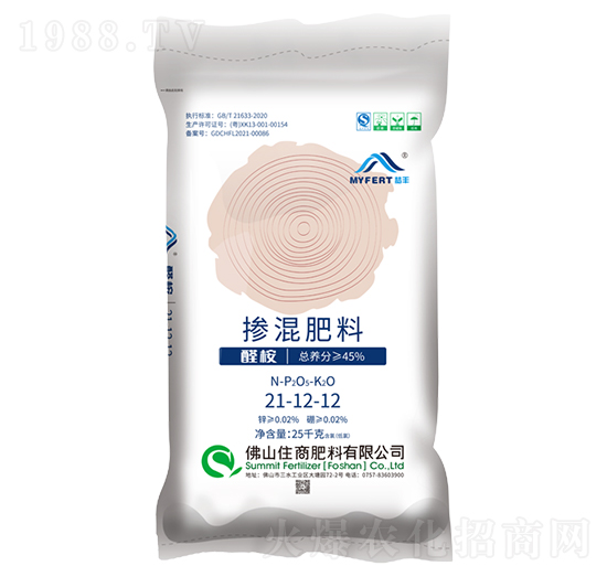 夢(mèng)豐控釋摻混肥料21-12-12-住商肥料