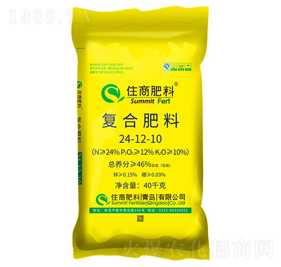 氯化鉀型復(fù)合肥料24-12-10-住商肥料