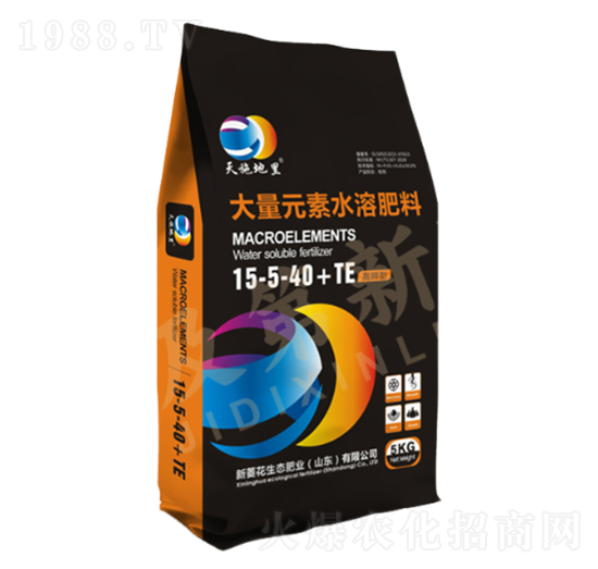 高鉀型大量元素水溶肥料15-5-40+TE-新菱花