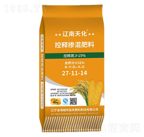控釋摻混肥料27-11-14-遼南天化-遼田肥業(yè)