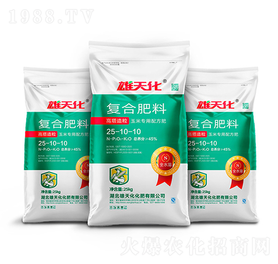 高塔造粒復(fù)合肥料25-10-10-雄天化