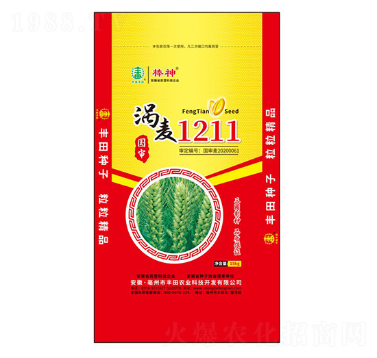 渦麥1211小麥種子-棒神-豐田農(nóng)業(yè)