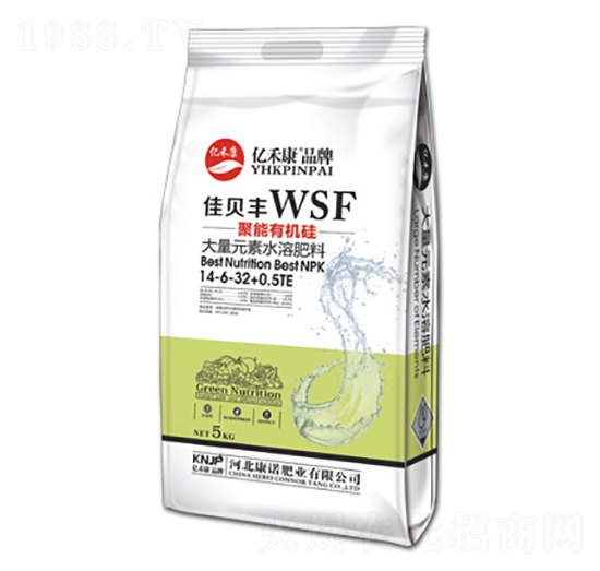 聚能有機硅大量元素水溶肥料14-6-32+0.5TE-億禾康-康諾肥業(yè)