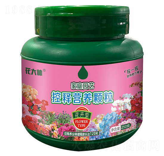 花卉型家庭園藝控釋營養(yǎng)顆粒-花大帥-綠沃肥業(yè)
