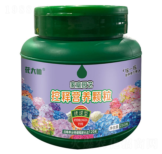 繡球型家庭園藝控釋營養(yǎng)顆粒-花大帥-綠沃肥業(yè)
