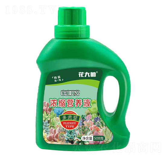 多肉型家庭園藝濃縮營養(yǎng)液-花大帥-綠沃肥業(yè)