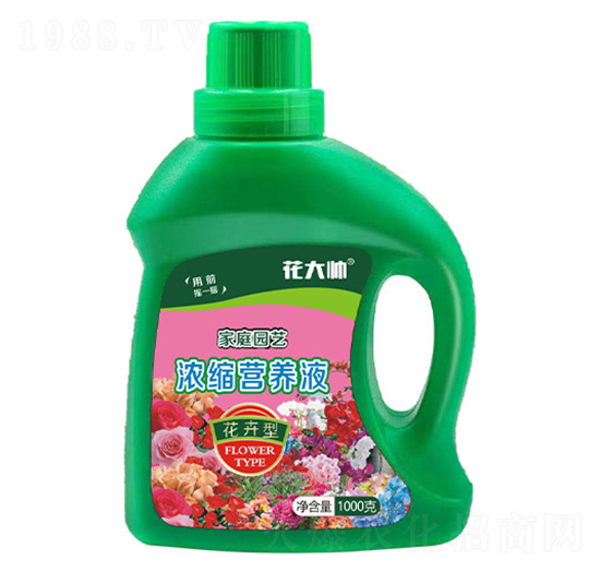 花卉型家庭園藝濃縮營養(yǎng)液-花大帥-綠沃肥業(yè)
