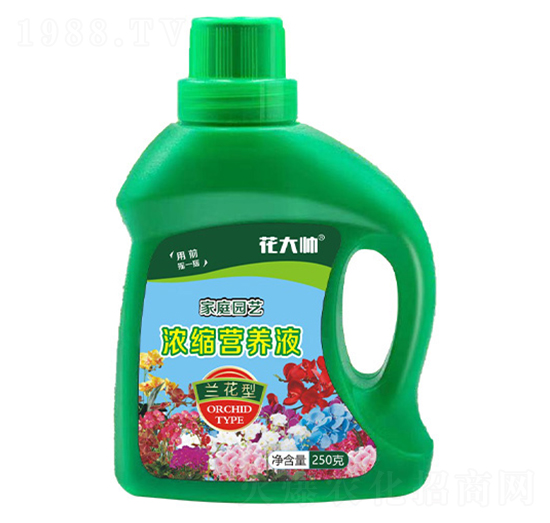 蘭花型家庭園藝濃縮營(yíng)養(yǎng)液-花大帥-綠沃肥業(yè)