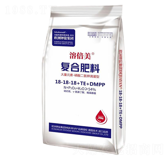 磷酸二氫鉀滴灌型大量元素復合肥料18-18-18+TE+DMPP-溶倍美-德鉀鹽國際
