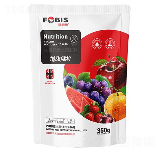 大量元素水溶肥料10-0-40-增甜健將-菲碧施