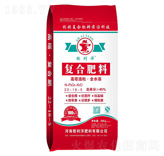 高塔造?！と軓?fù)合肥料22-18-5-歌利洋