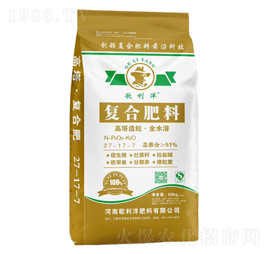 高塔造?！と軓?fù)合肥料27-17-7-歌利洋