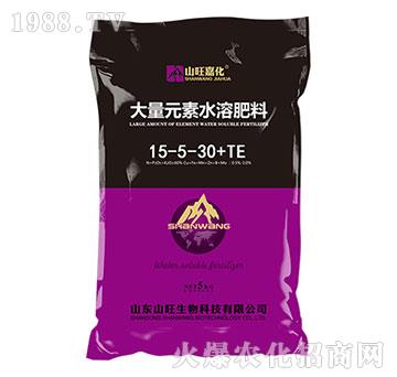大量元素水溶肥料15-5-30+TE-山旺生物