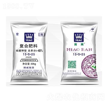 硫酸鉀型復合肥料15-5-25（50kg）-苗苒農化