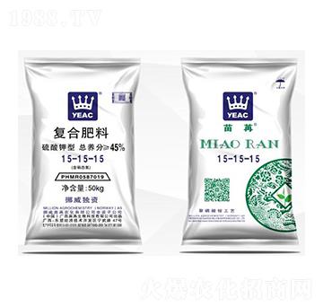 硫酸鉀型復(fù)合肥料15-15-15（50kg）-苗苒農(nóng)化
