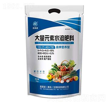 高鉀營(yíng)養(yǎng)型大量元素水溶肥料13-7-40+TE-嘉美諾