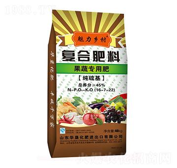 果蔬專用復(fù)合肥料16-7-22-華墾