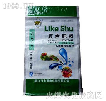 高濃度純硫酸鉀型復合肥料17-17-17-金蜀象