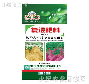 腐殖酸型復(fù)混肥料15-10-15-坤龍