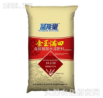 含腐植酸水溶肥料14-2-20-金玉滿天-藍能量