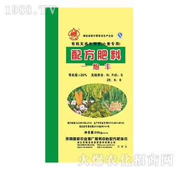 小麥專用郵寄無機生物肥-一炮豐-佳美