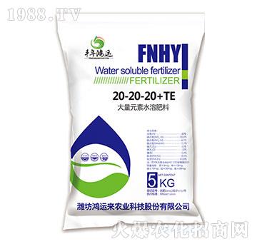 大量元素水溶肥料20-20-20+TE-豐年鴻運