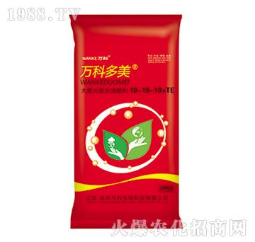 平衡配方大量元素水溶肥料19-19-19+TE-多美多-萬科
