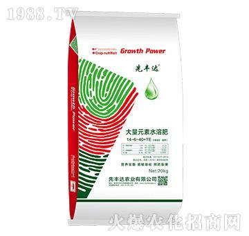 大量元素水溶肥料14-6-40+TE-先豐達