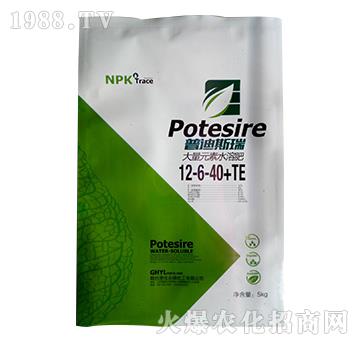 大量元素水溶肥12-6-40+TE-普迪斯瑞-港化云磷