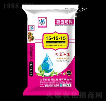 高塔黃腐酸鉀硝硫基復合肥料15-15-15-好客-安德施生物