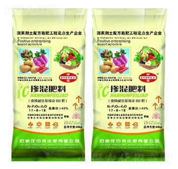 果蔬專(zhuān)用摻混肥料17-8-18-中吉化肥