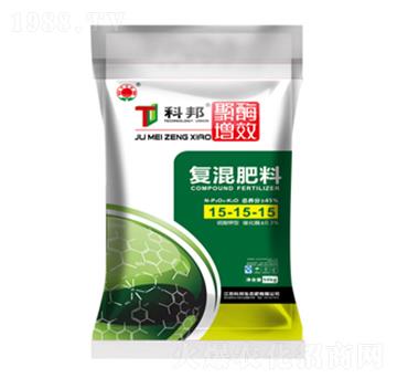 50kg硫基復(fù)混肥料15-15-15-聚酶增效-科邦