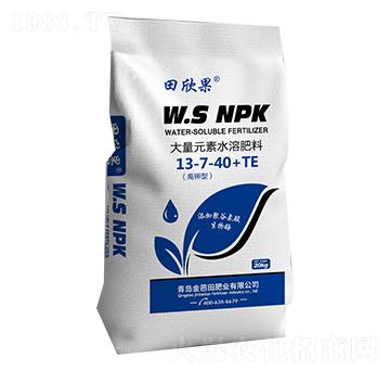 大量元素水溶肥料13-7-40+TE-田欣果-金芭田