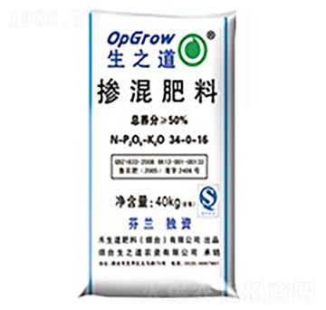 摻混肥料34-0-16-生之道