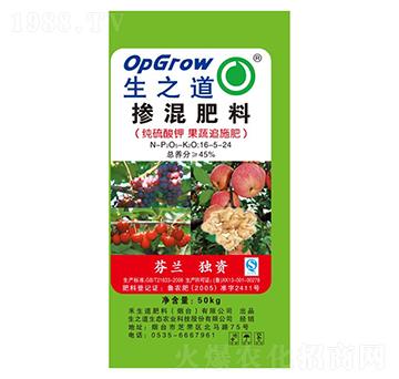 摻混肥料16-5-24-生之道