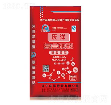 硫酸鉀型復(fù)合肥料12-18-15-慶洋肥業(yè)