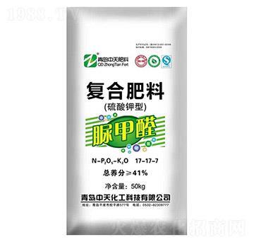 硫酸鉀型脲甲醛復(fù)合肥料17-17-17-中天化工