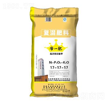 瓜果經(jīng)濟作物高濃度硫酸鉀復混肥料17-17-17-帝一肥-帝益肥