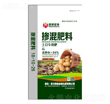 土豆專(zhuān)用摻混肥料18-10-26-美盛金瑞