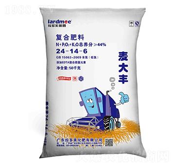 50KG小麥專用復(fù)合肥料24-14-6-麥大豐-拉多美