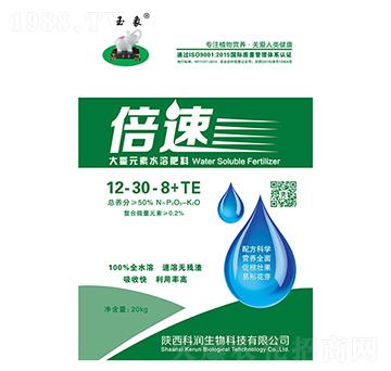 高磷型大量元素水溶肥12-30-8+TE-倍速-科潤生物
